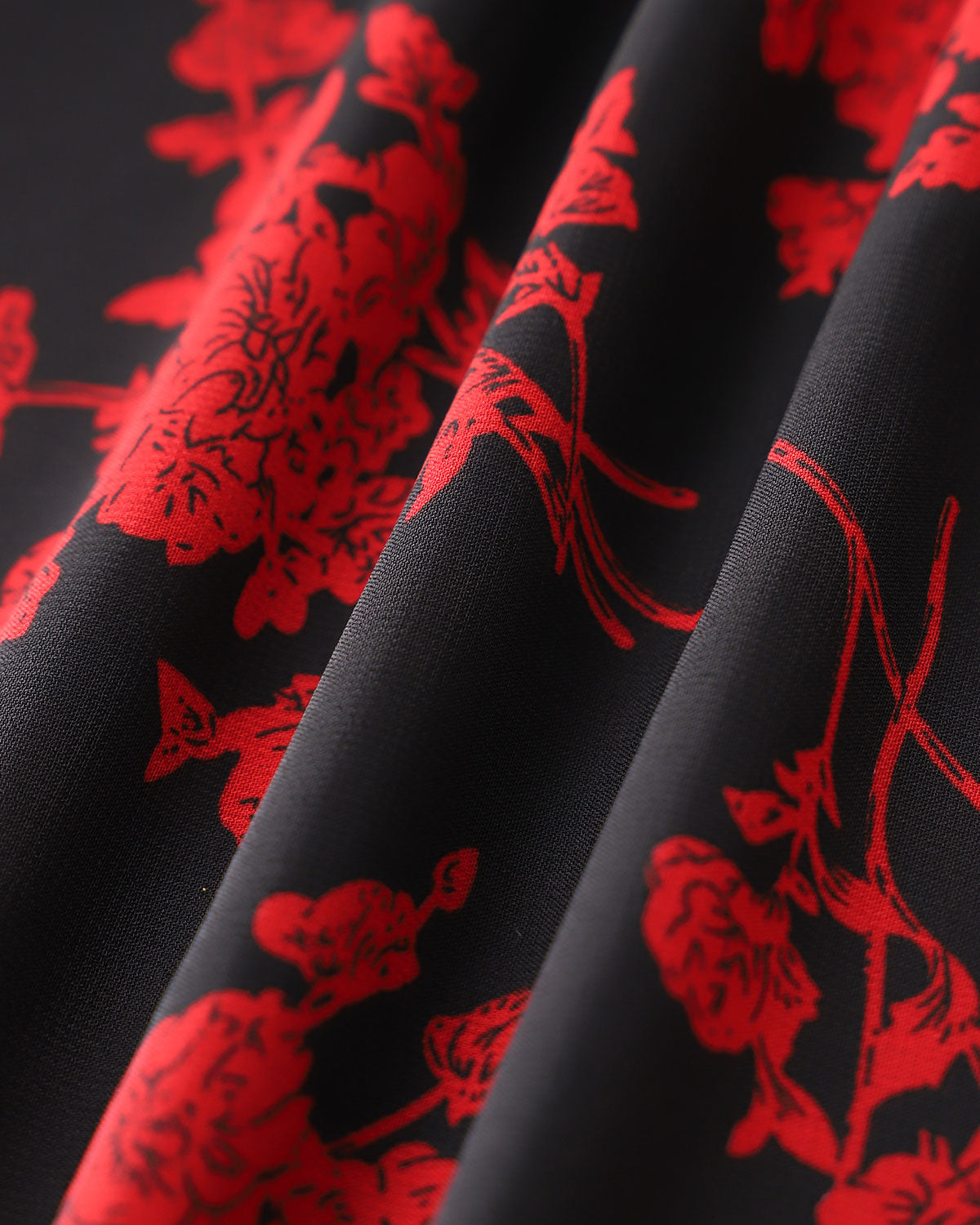 Black Floral Chiffon Slip Maxi Dress